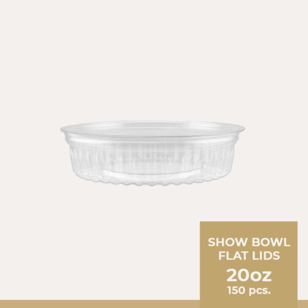 Show Bowls with Flat Lids